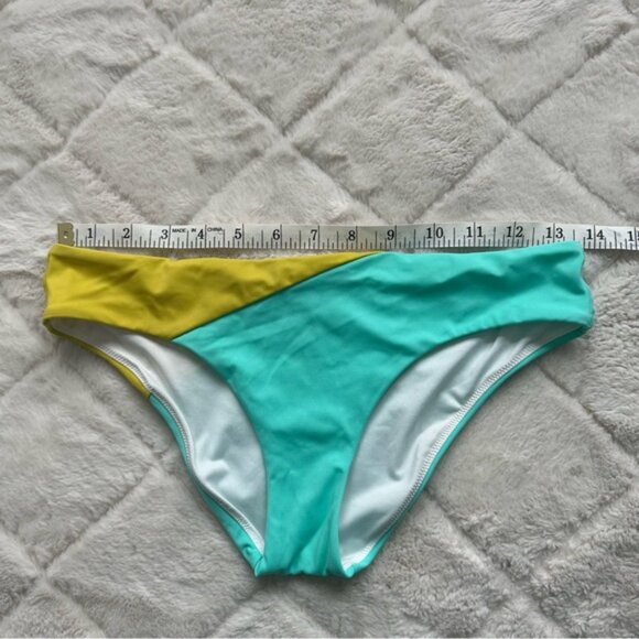 Victoria's Secret | Blue & Yellow The Classic Hipster Bikini Bottom | Size Small - Picture 8 of 8